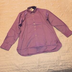 Polo Ralph Lauren Purple Long Sleeve Shirt New Mens Size 16 - 32/33 Slim Fit